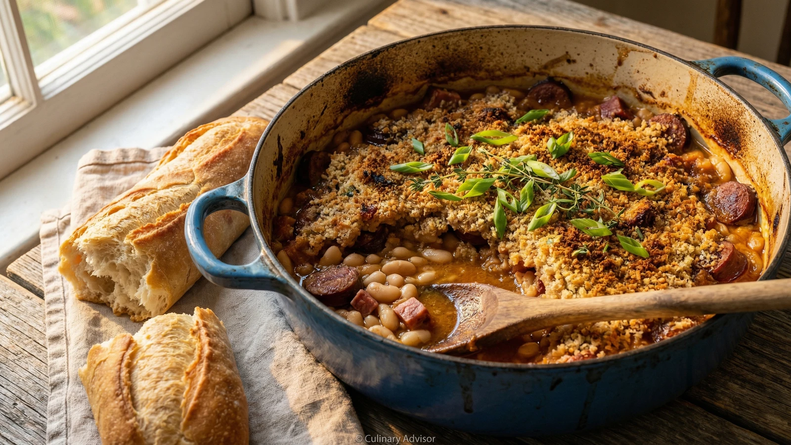 Andouille and White Bean Cassoulet
