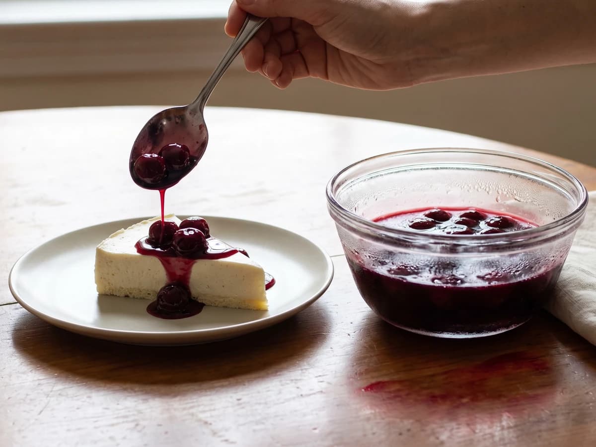 Cherry Sauce - Chef Juliette