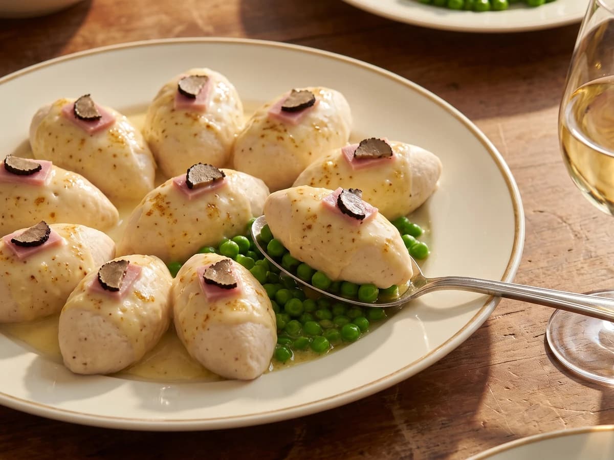 Mousselines de Jambon aux Petits Pois - Chef Juliette