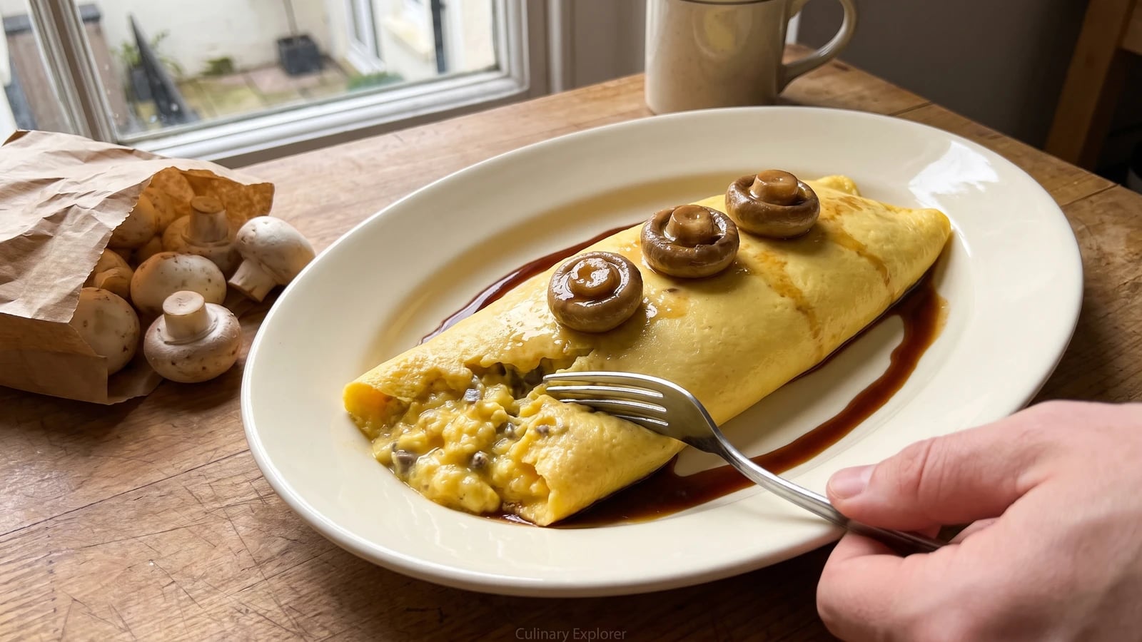 Omelet with Mushrooms