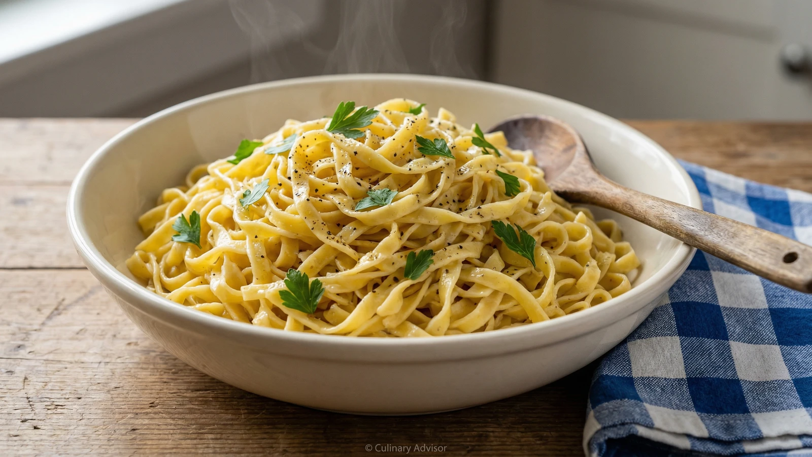 Amish Buttered Egg Noodles