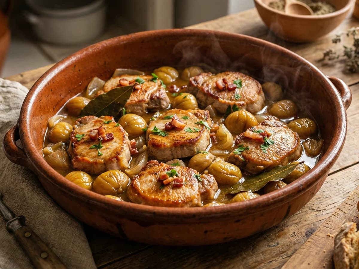 Lombo de Porco com Castanhas - Chef Margarida
