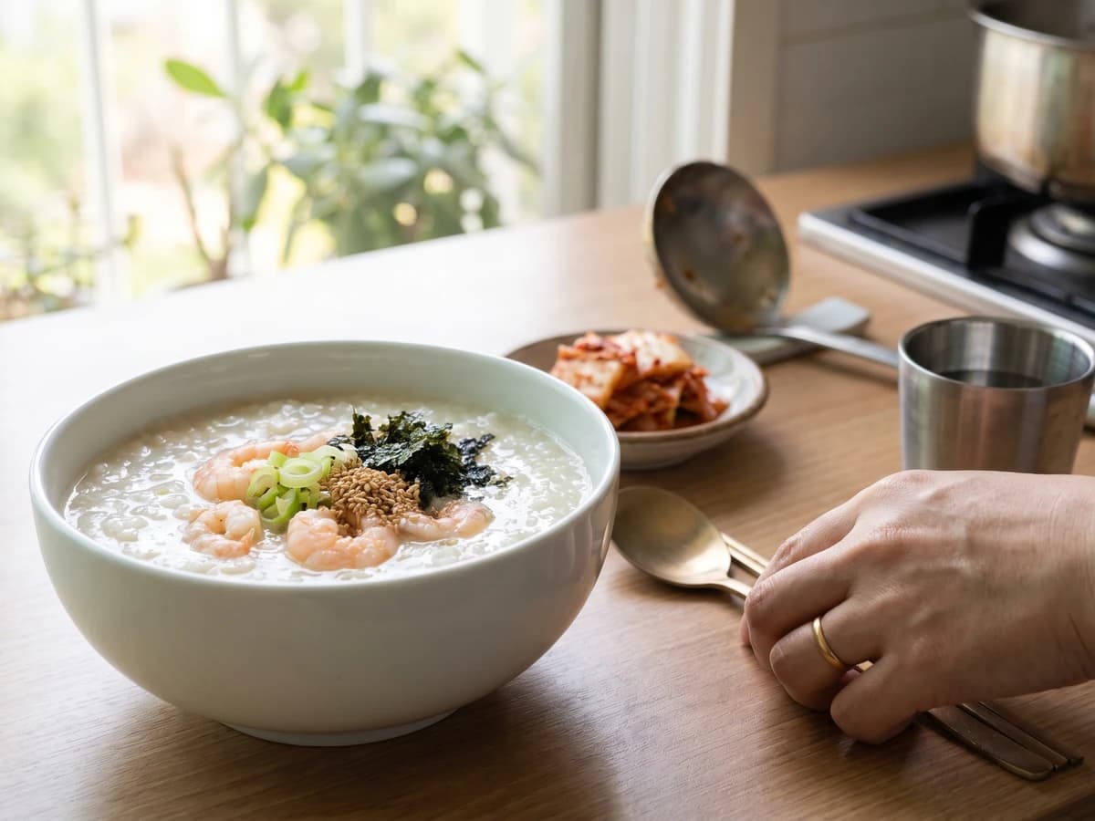 Saeu-juk (Korean Shrimp Porridge) - Chef Jeong-sun