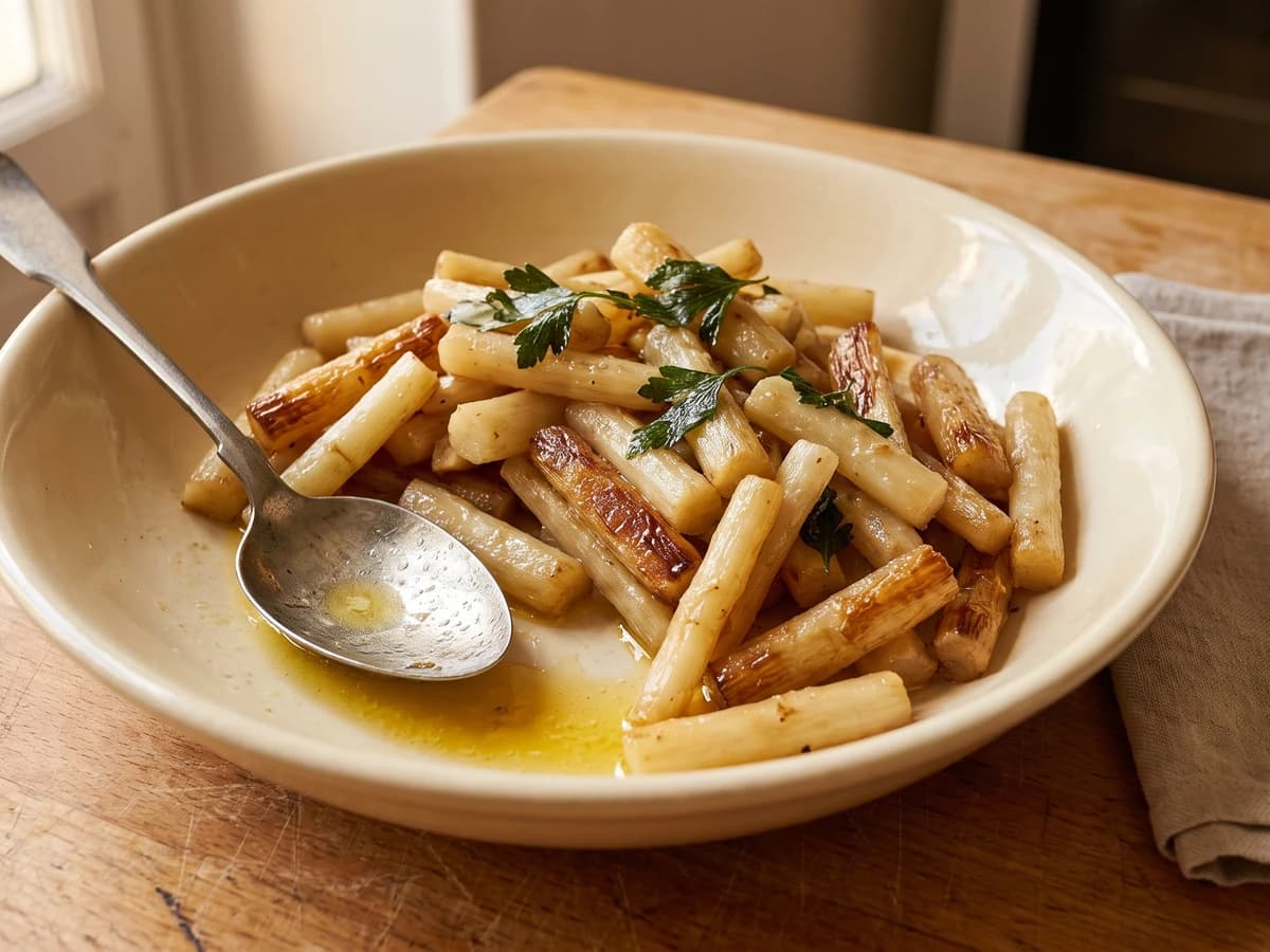 Salsifis Sauté - Chef Juliette