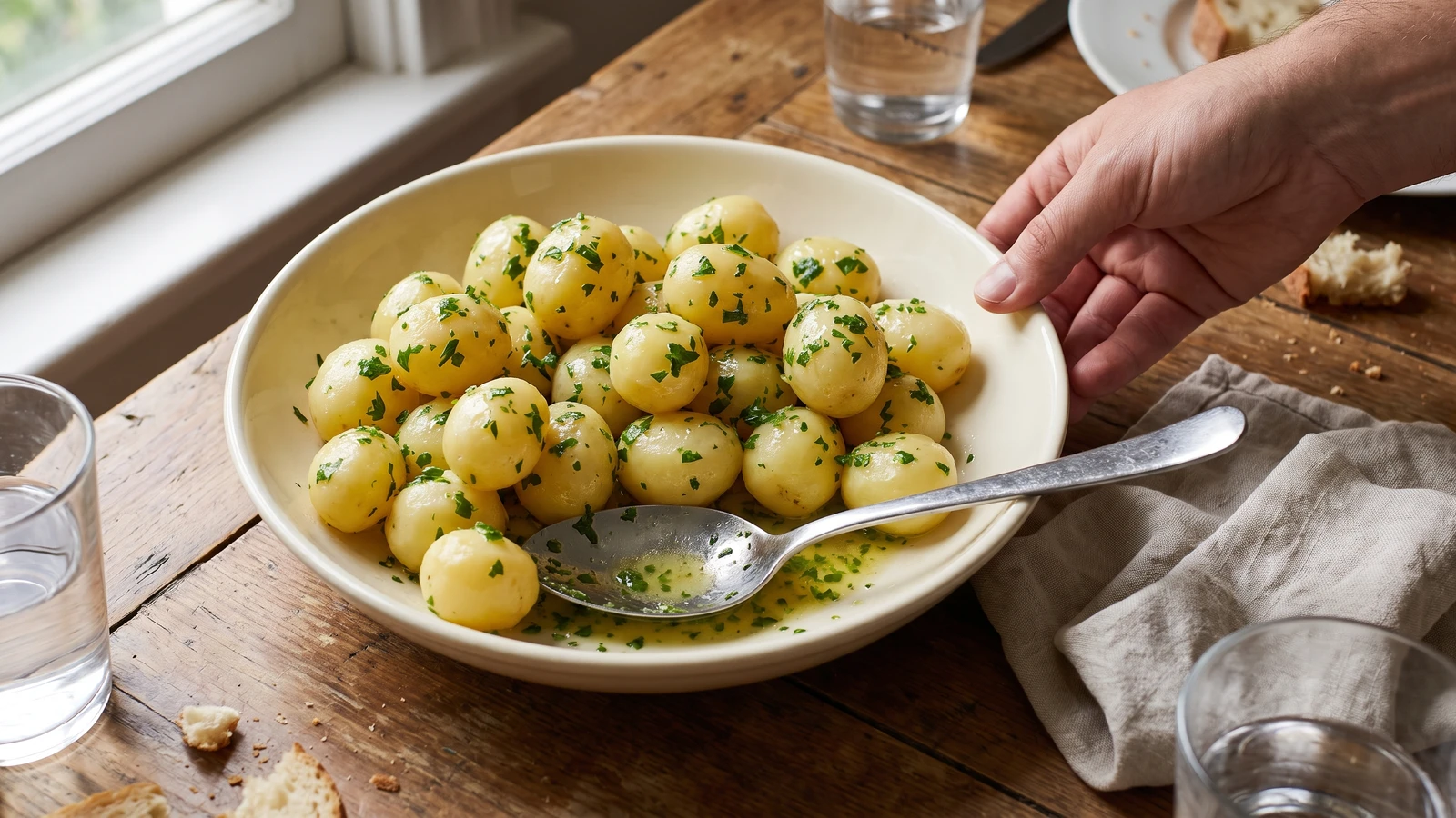 Pommes de Terre Persillées