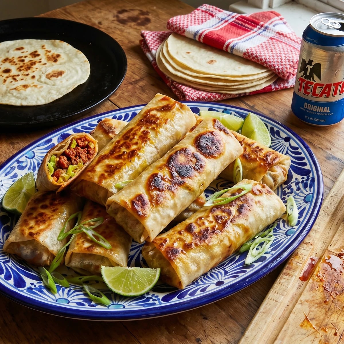 Rollos Primavera Mexicalenses con Chorizo