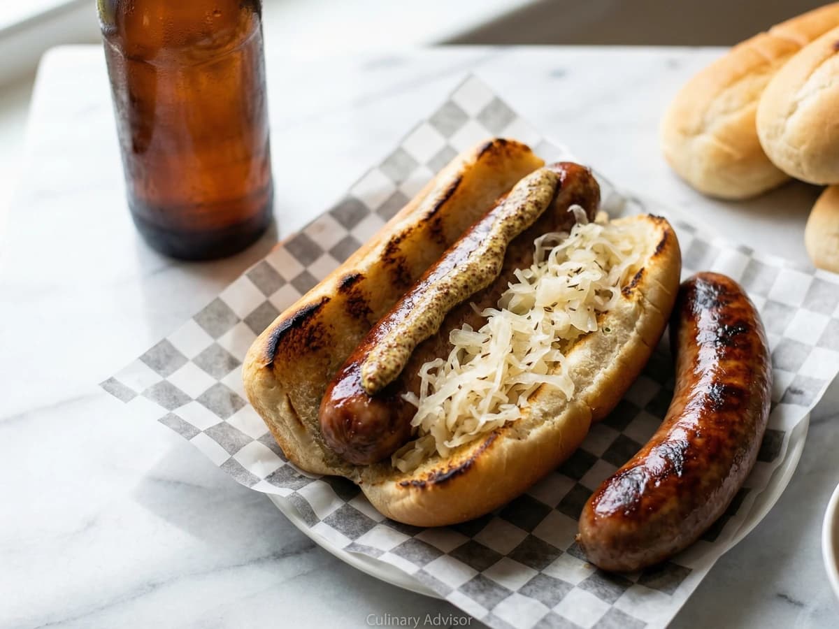 Wisconsin Bratwurst with Kraut - Chef Dean