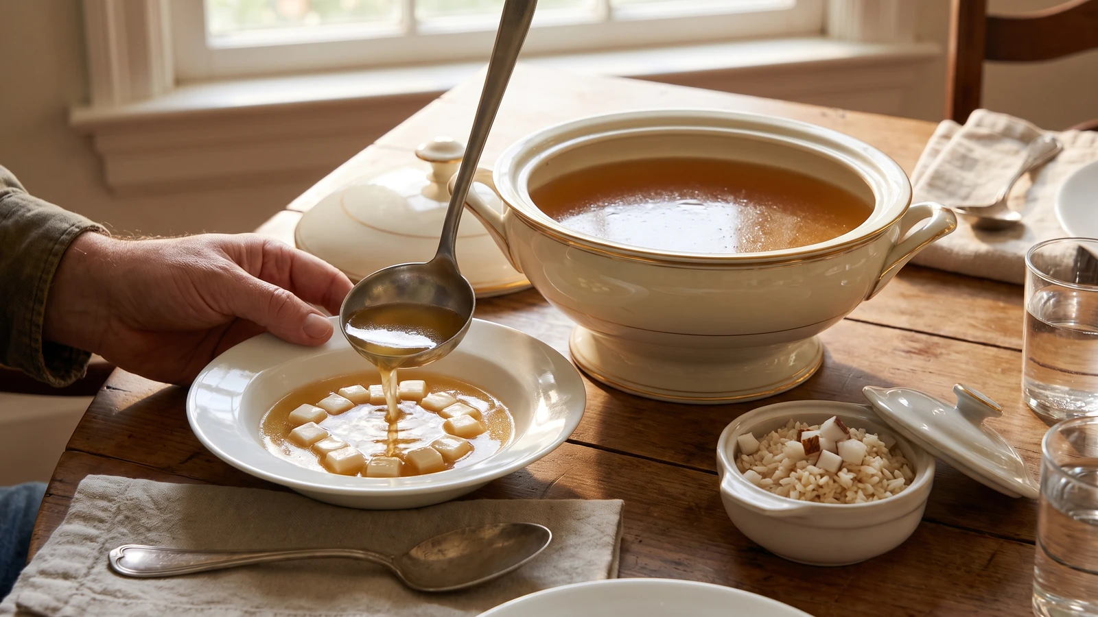 Consommé à l’Indienne