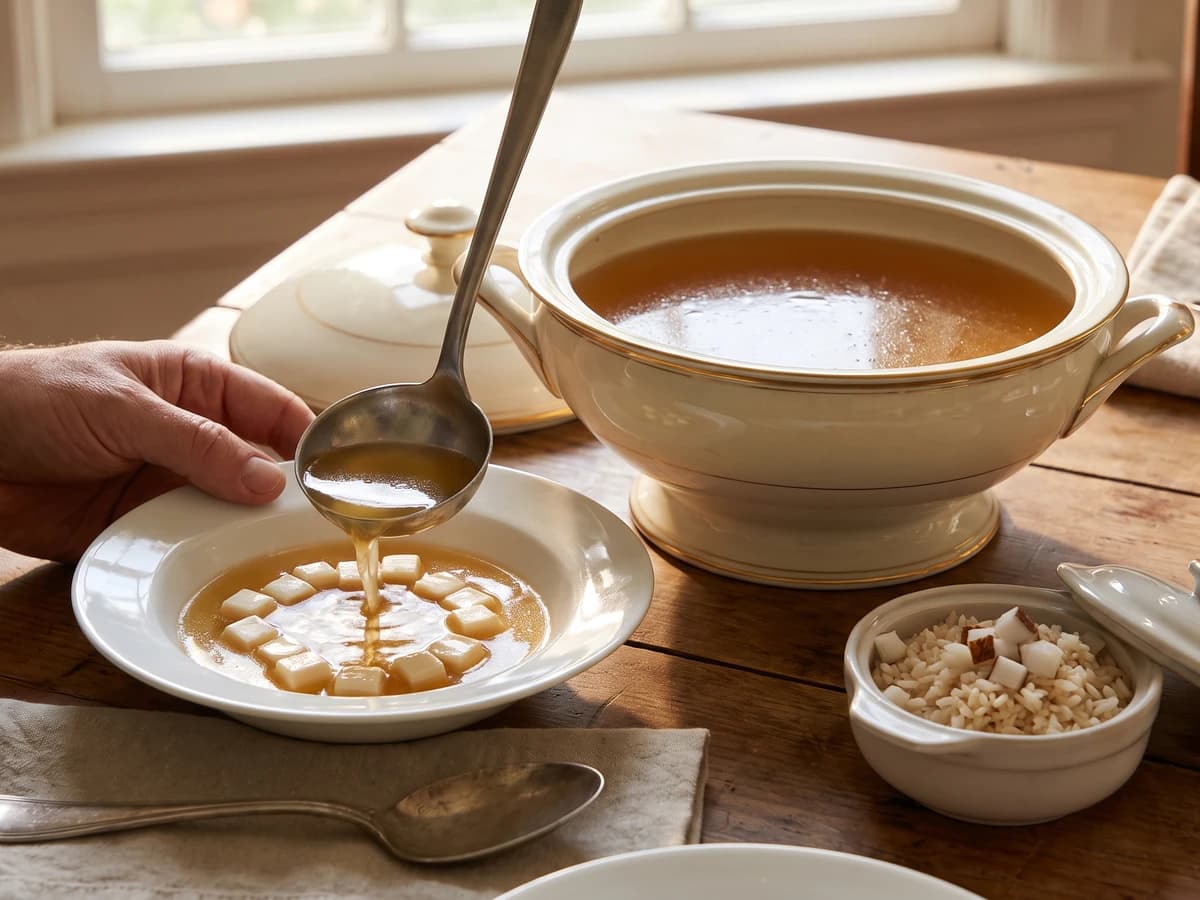 Consommé à l’Indienne - Chef Juliette