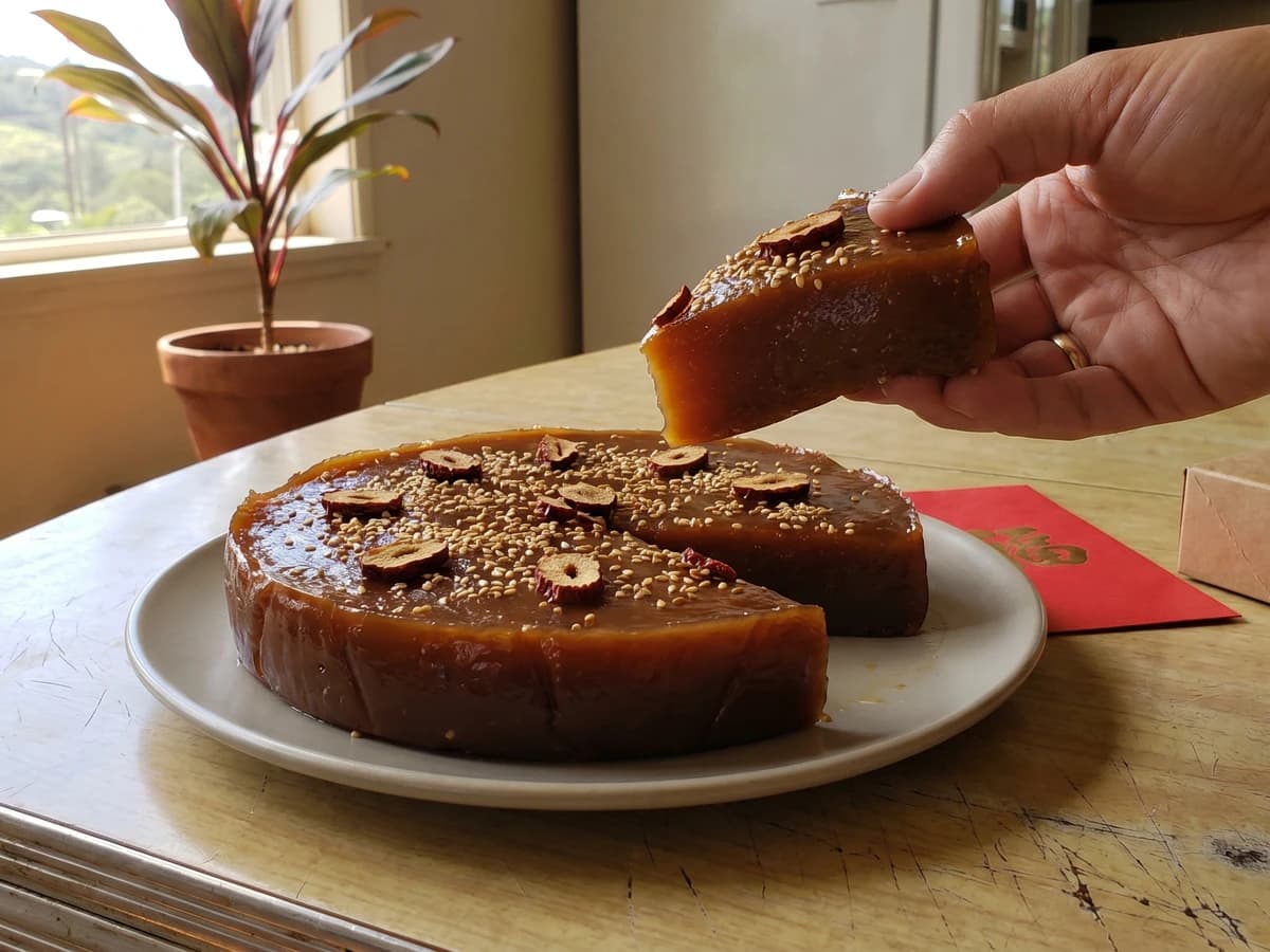 Gau (Hawaiʻi Chinese Nian Gao, Sticky New Year Rice Cake) - Chef Makoa