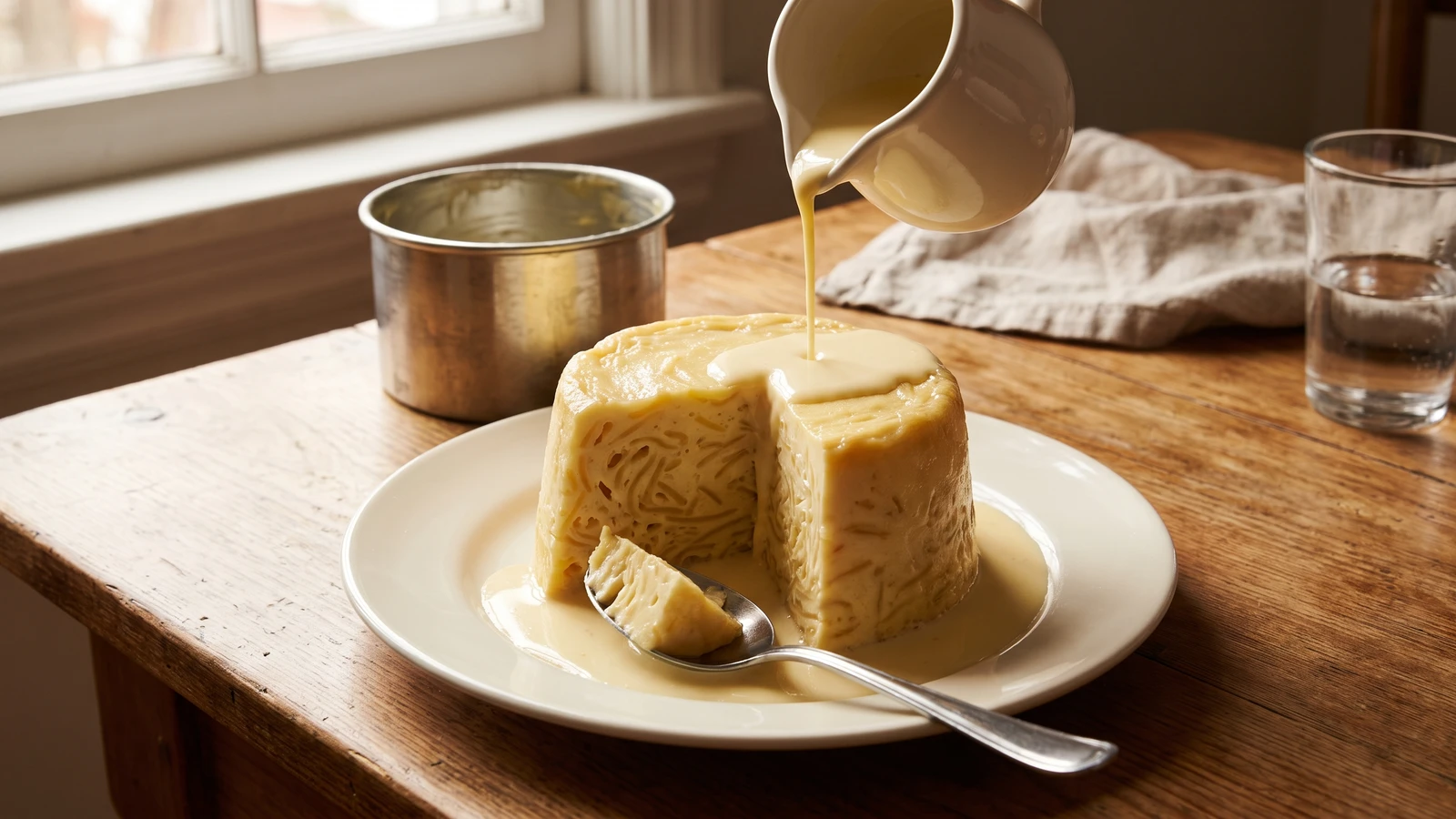 Fresh-noodle Pudding