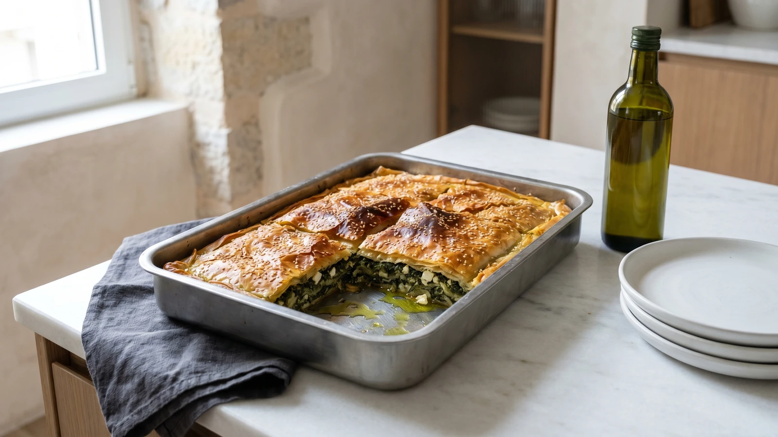 Macedonian Spanakopita (Σπανακόπιτα Μακεδονίας)