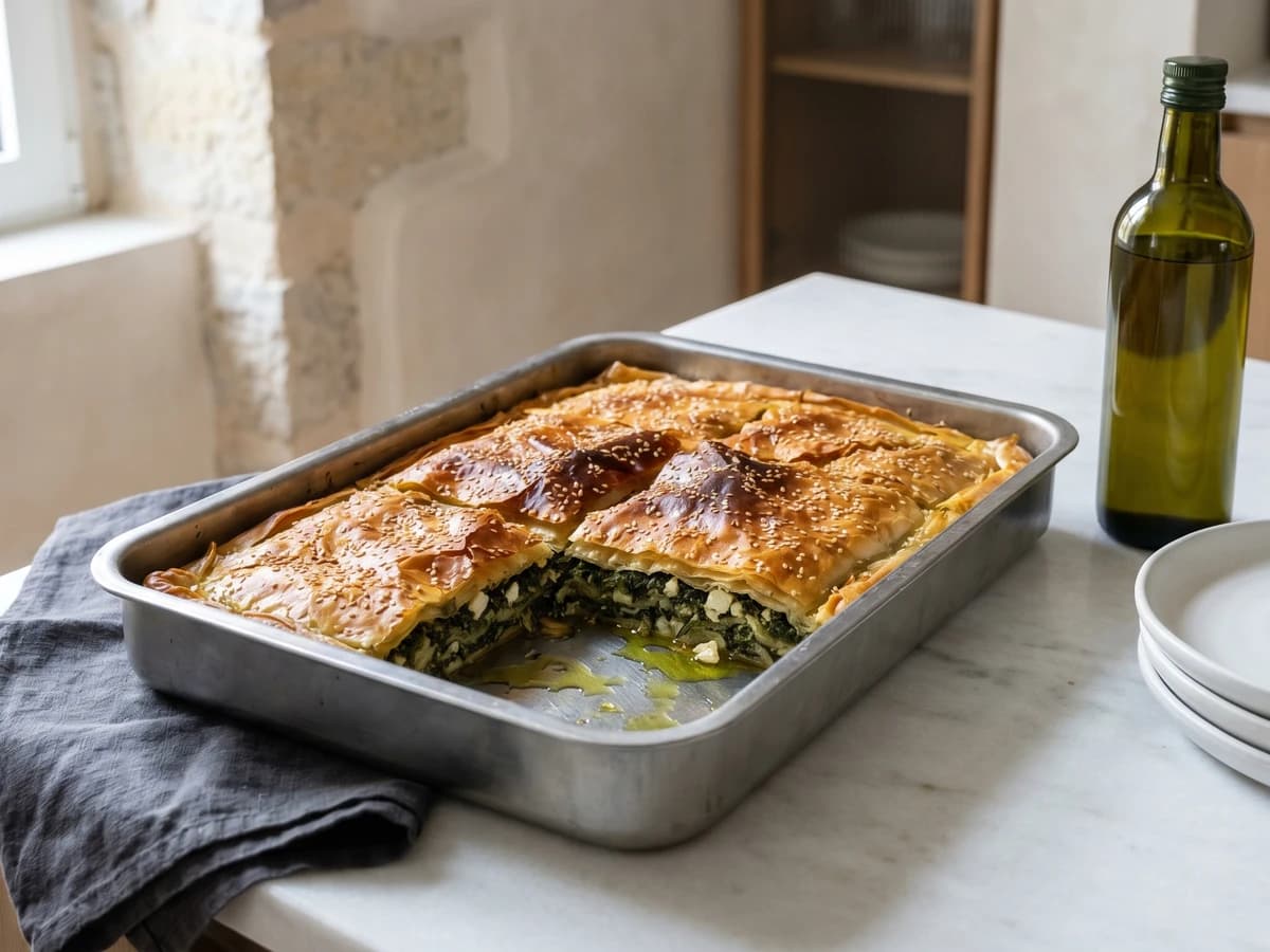 Macedonian Spanakopita (Σπανακόπιτα Μακεδονίας) - Chef Dimitra