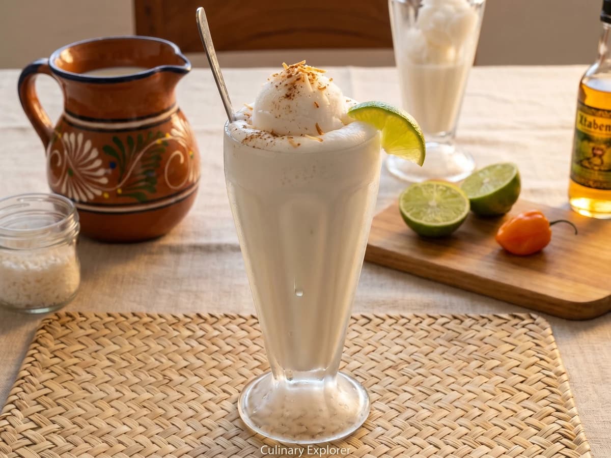 Champola de Coco Yucateca - Chef Lupita