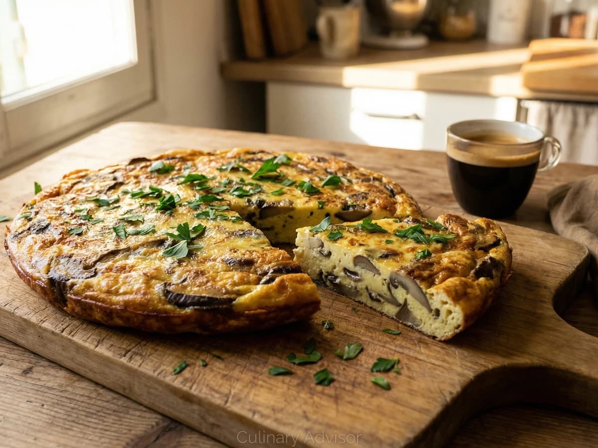 Frittata di Funghi Porcini