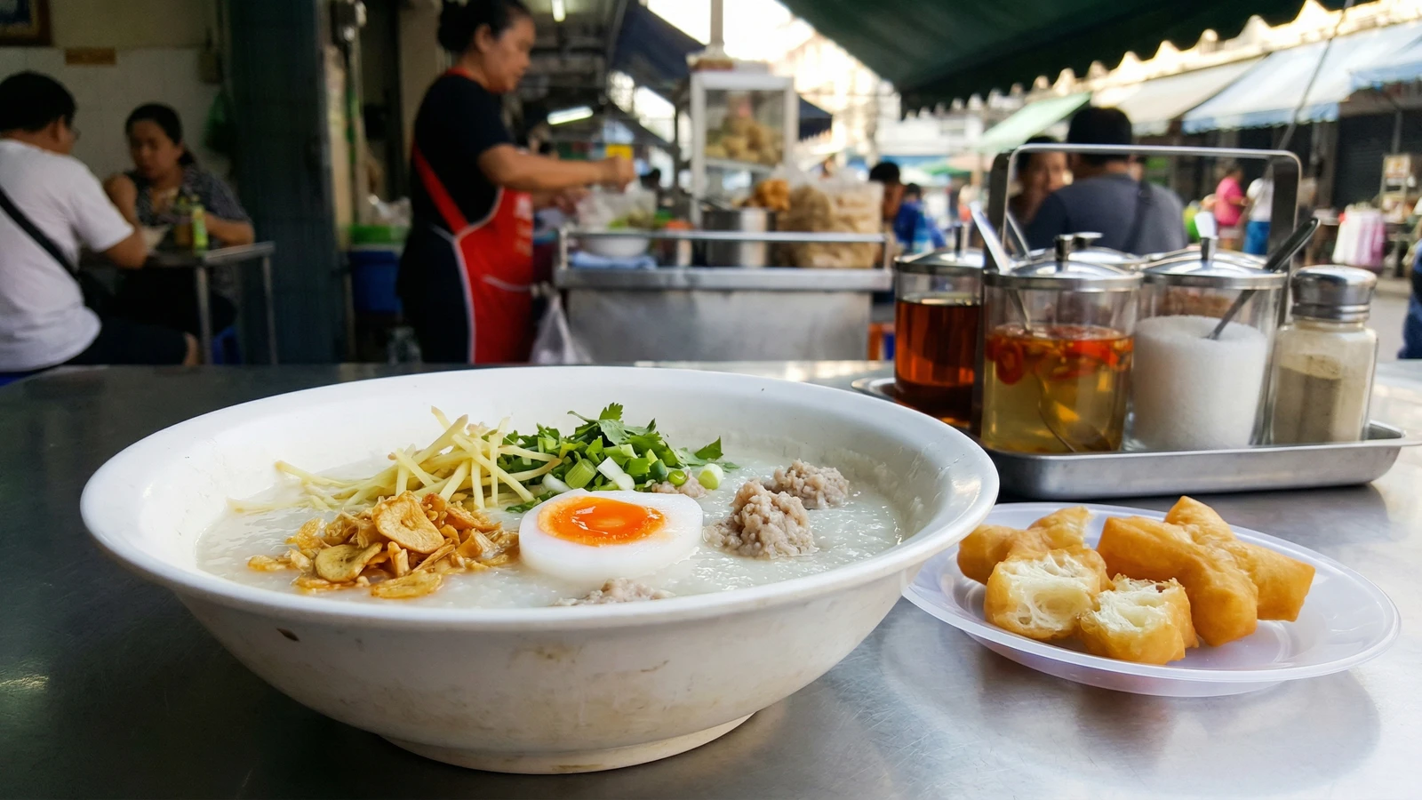 Thai Rice Porridge (Jok)