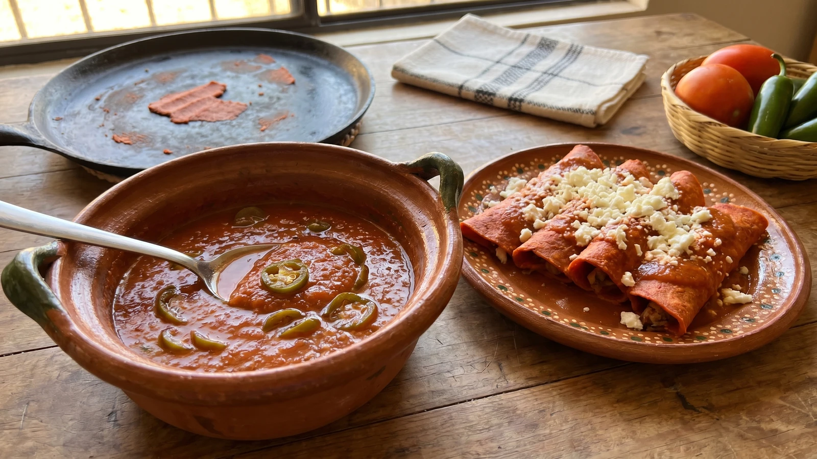 Salsa de Jitomate y Jalapeño para Enchiladas Potosinas