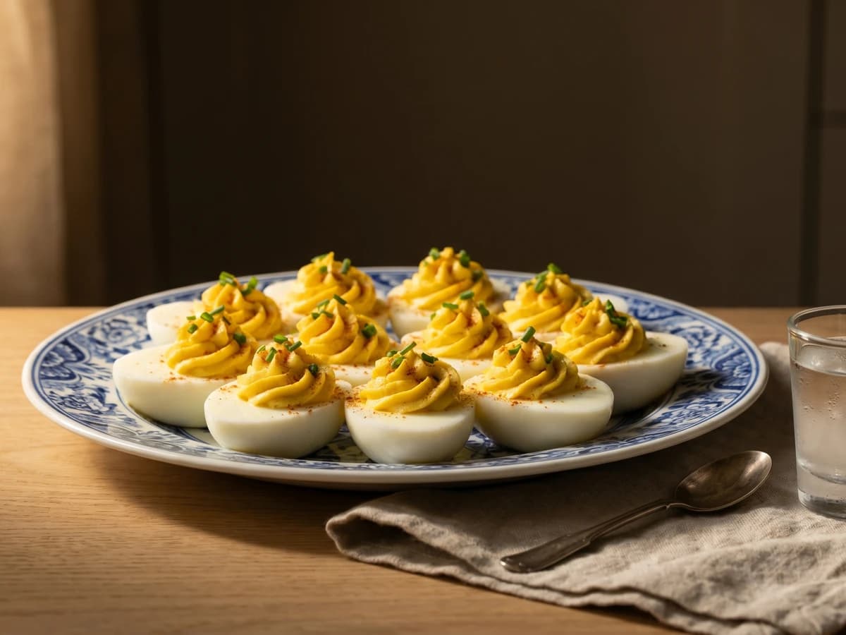 Gevulde Eieren (Dutch Stuffed Eggs) - Chef Joost