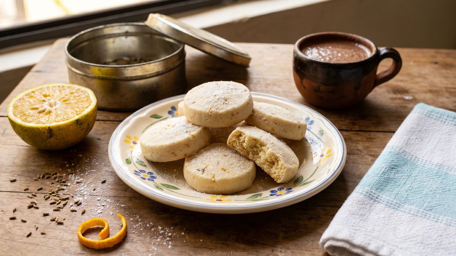 Polvorones Yucatecos de Naranja