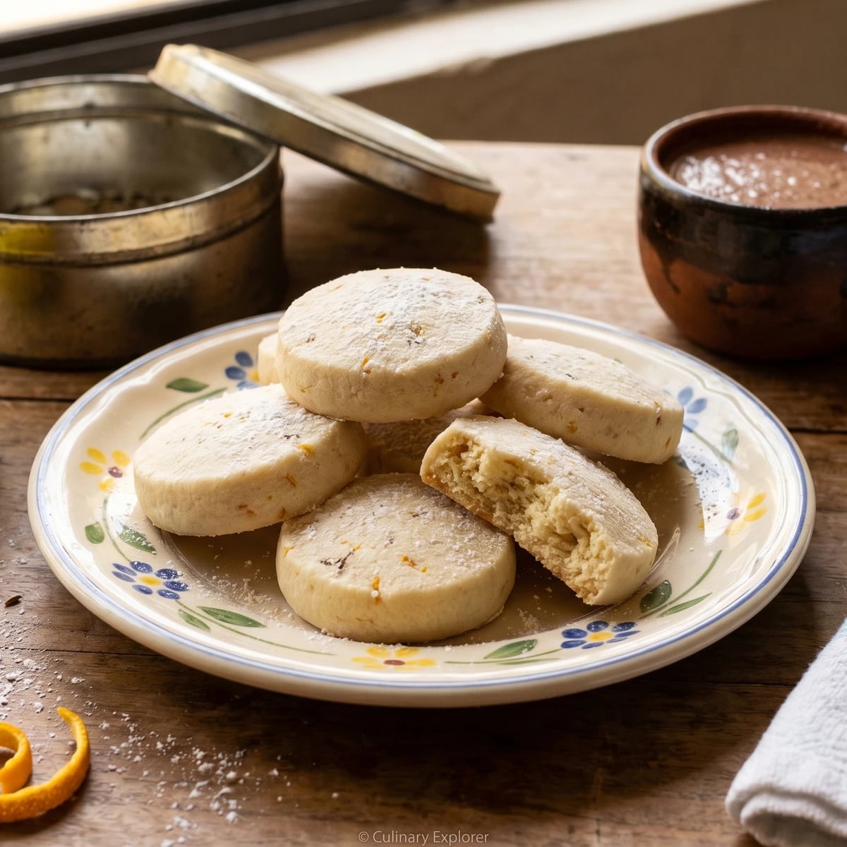 Polvorones Yucatecos de Naranja
