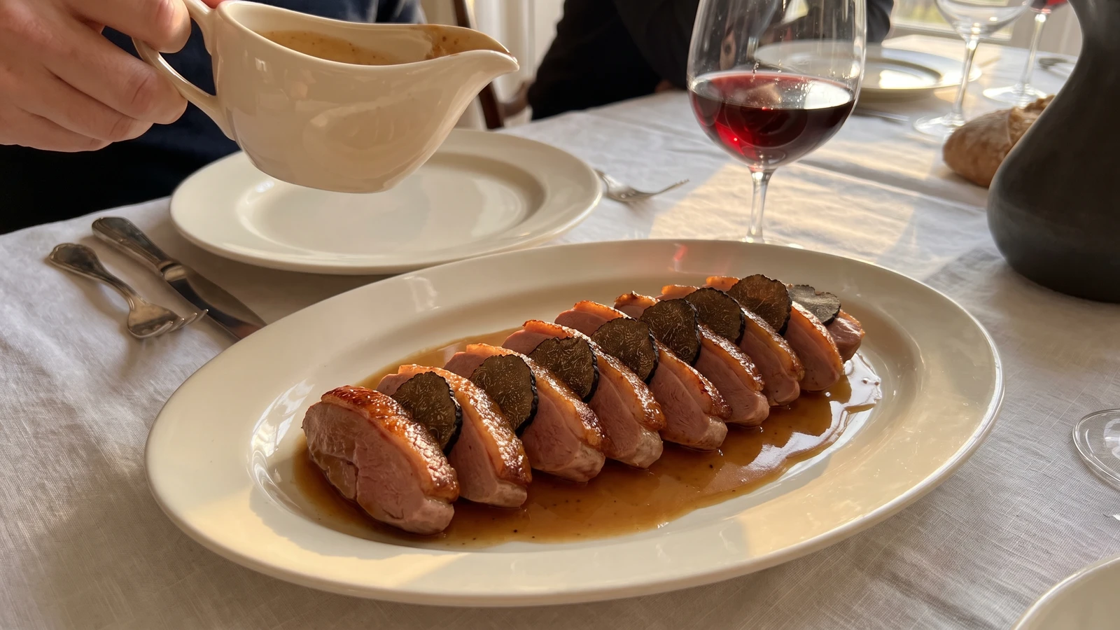Aiguillettes de Rouennais aux Truffes