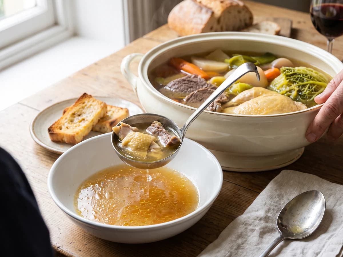 Poule au Pot, or Poule au Pot Henri IV - Chef Juliette