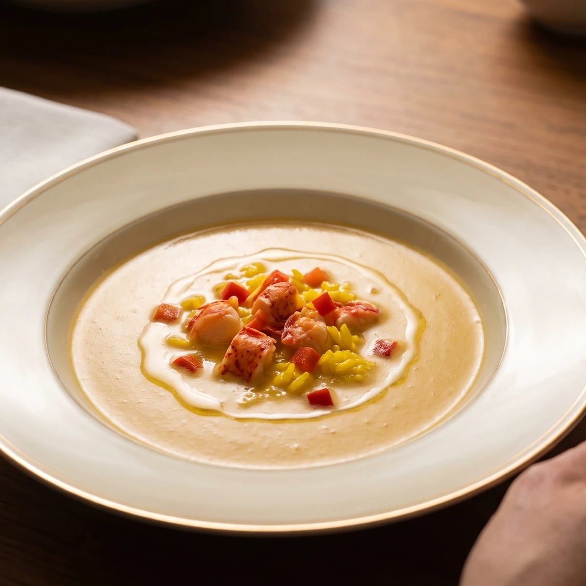 Velouté de Homard à la Persane
