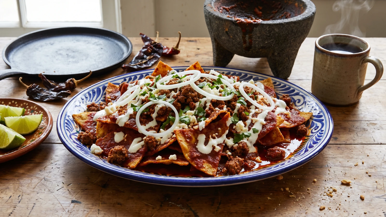 Chilaquiles con Chorizo de Apaseo el Grande