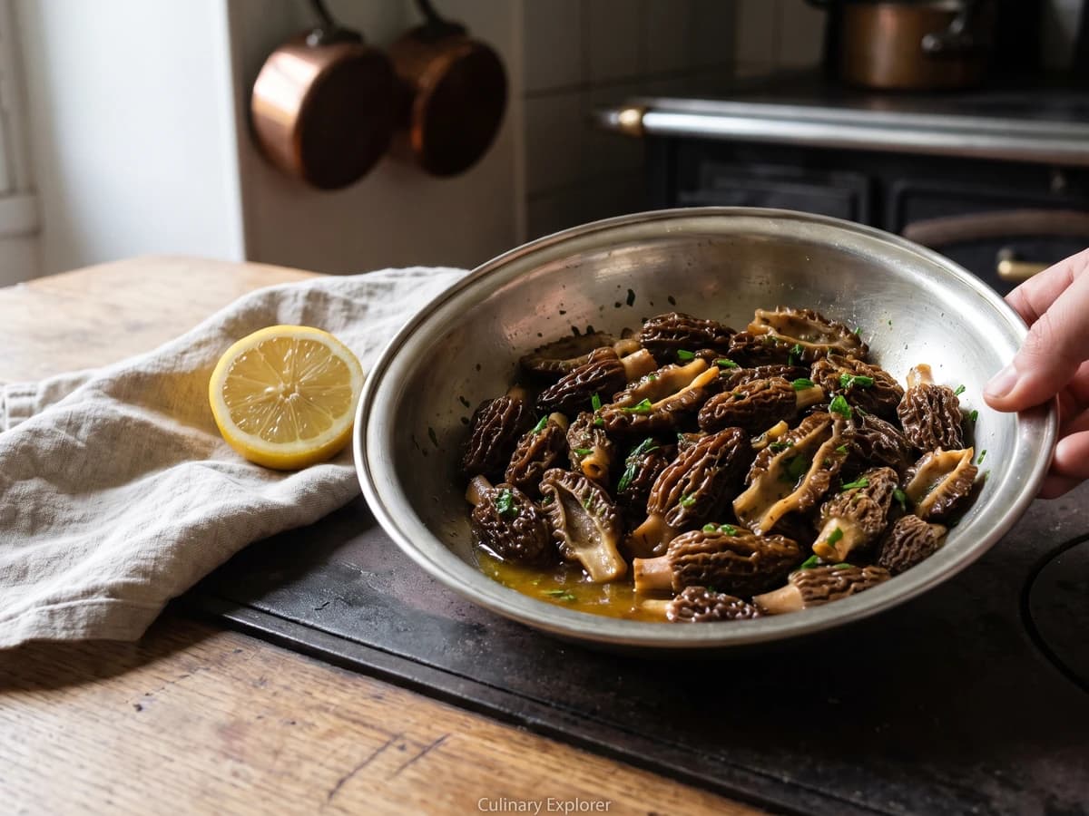 Morilles Sautées - Chef Juliette
