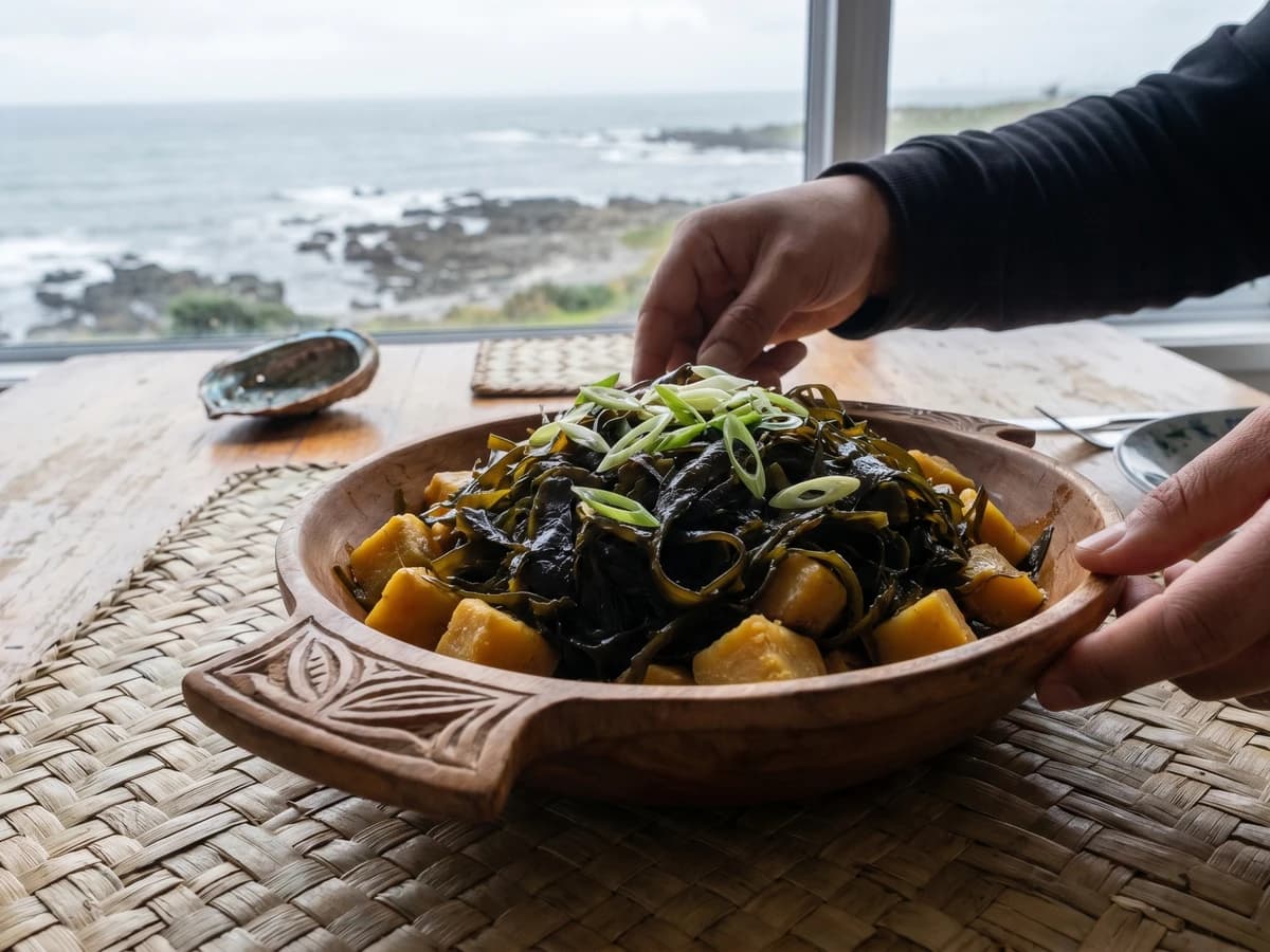 Karengo (Māori Seaweed Pan-Simmered from Aotearoa) - Chef Makoa