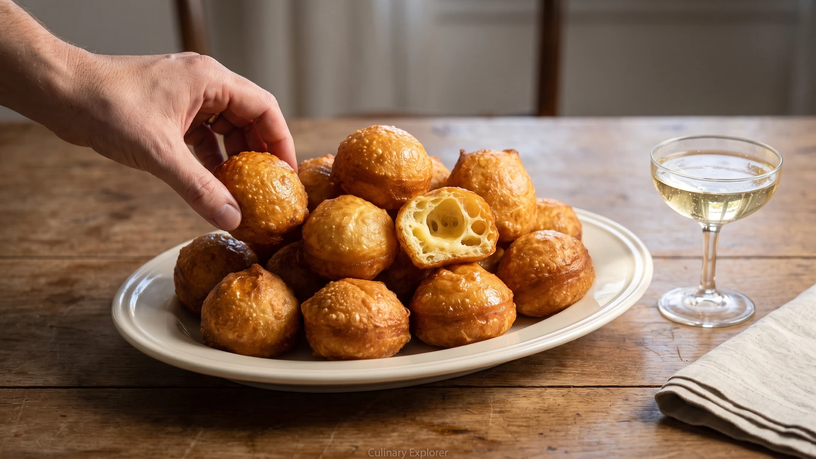 Beignets Soufflés with Cheese