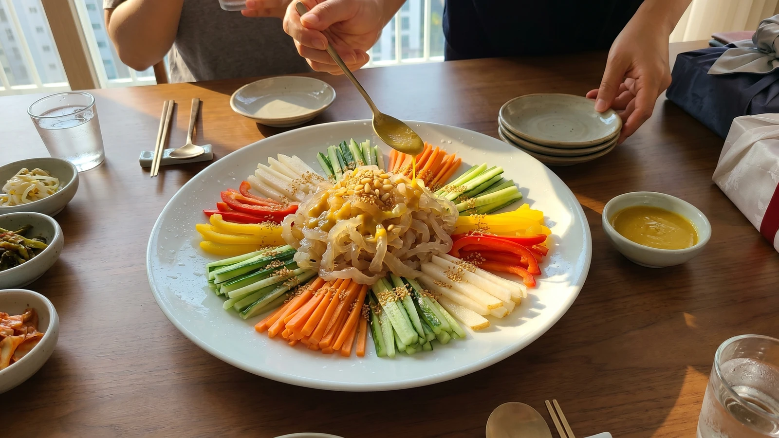 Haepari-naengchae (Jellyfish Salad)