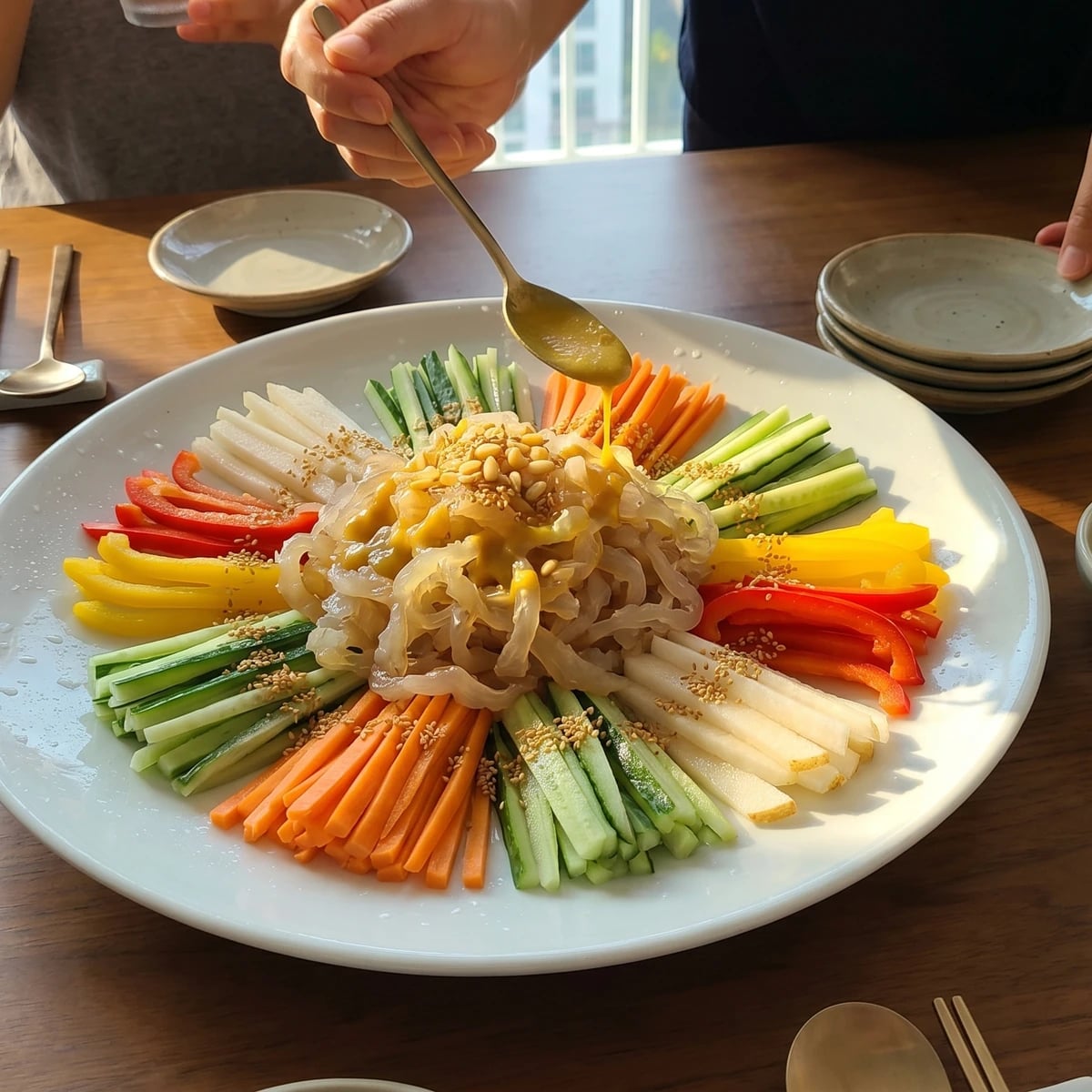 Haepari-naengchae (Jellyfish Salad)