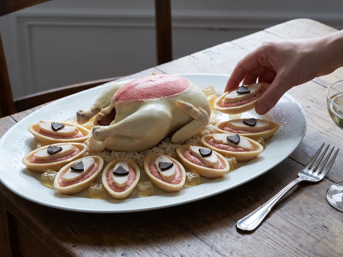 Poularde Rose de Mai - Chef Juliette