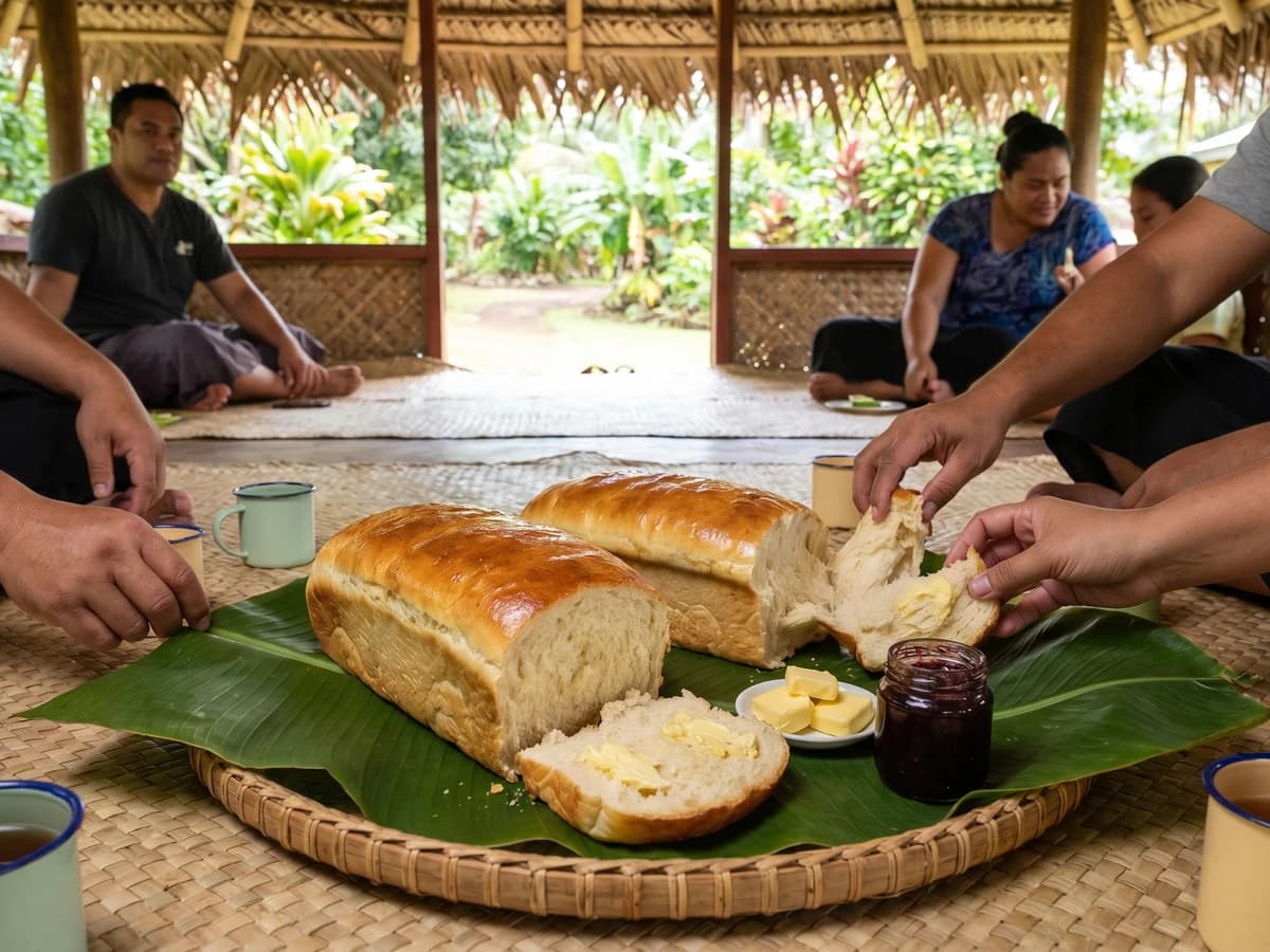 Mā Molū (Tongan Soft Bread) - Chef Makoa
