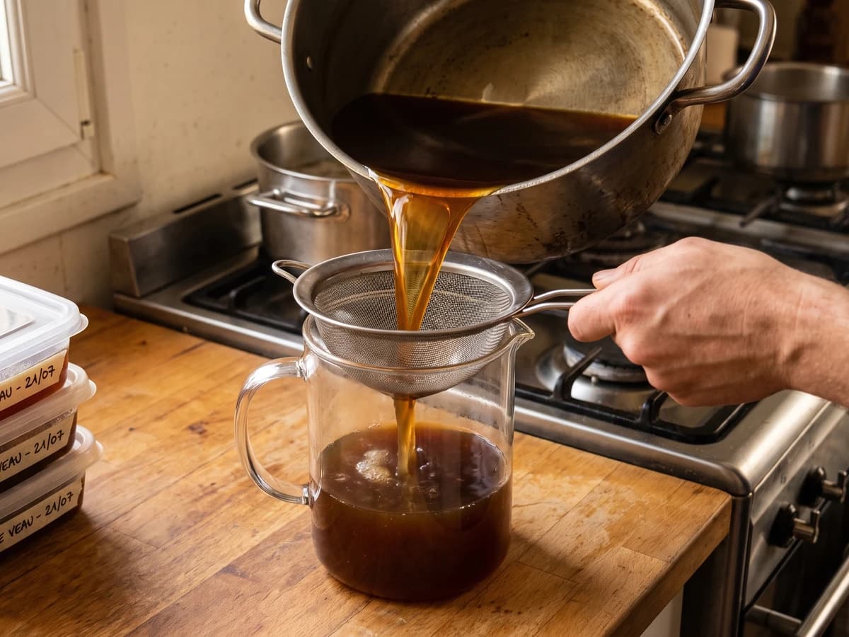 Brown Veal Stock - Chef Juliette