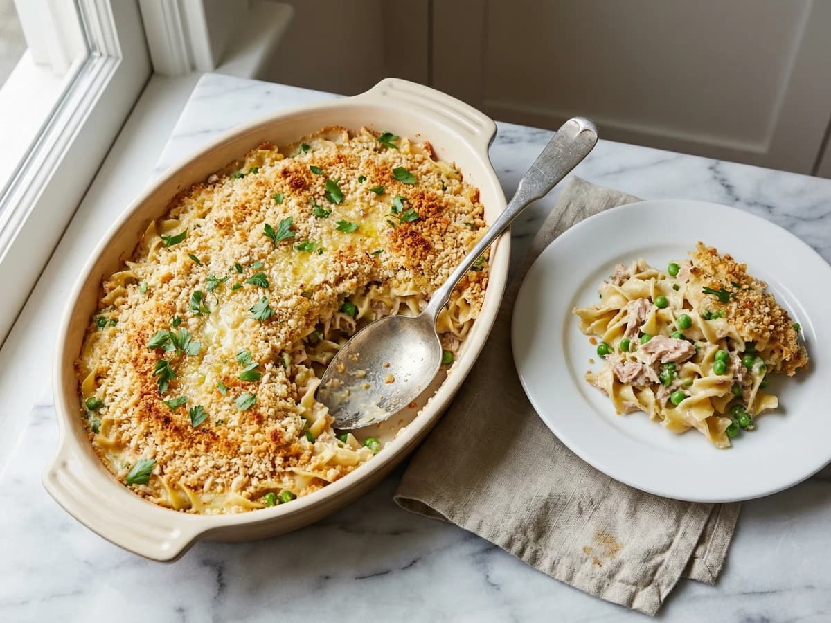 Creamy Tuna Noodle Casserole - Chef Dean