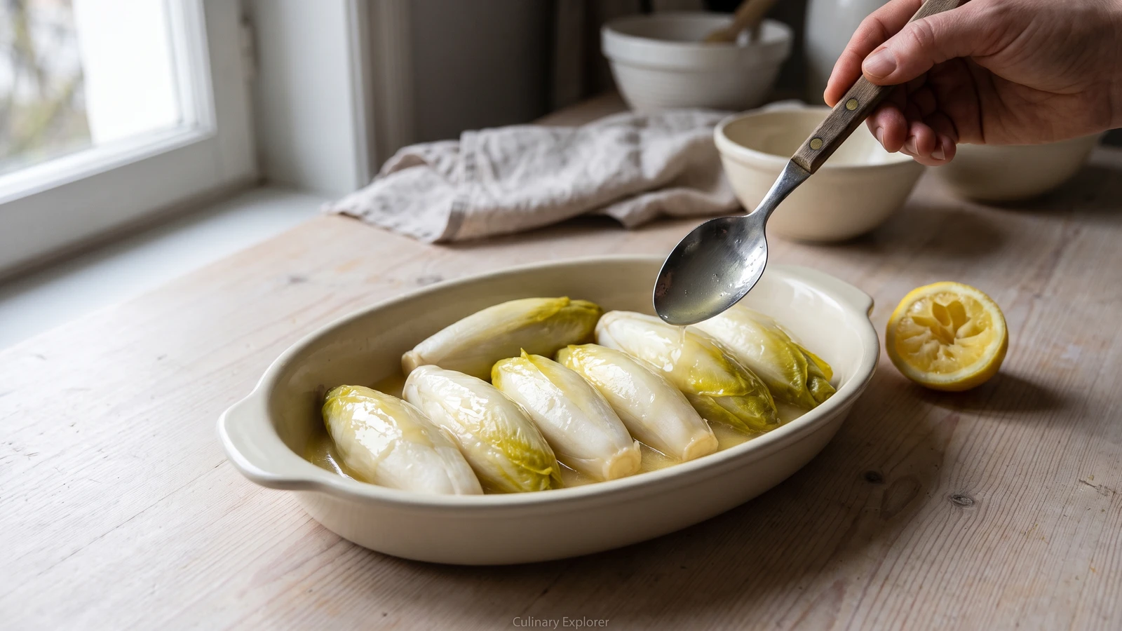 Endives or Brussels Chicory