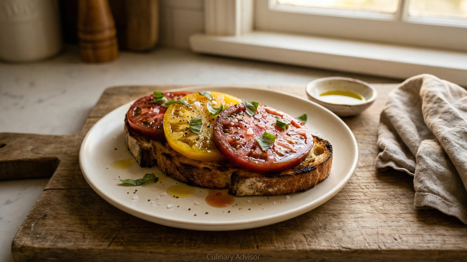 Peak Season Tomato Tartine