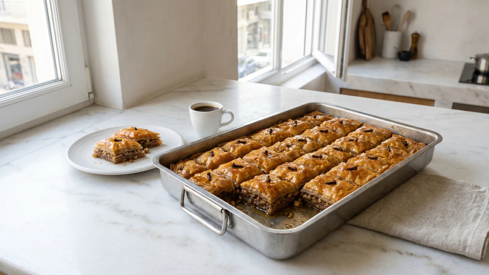 Northern Greek Walnut Baklava (Μπακλαβάς Βόρειας Ελλάδας)