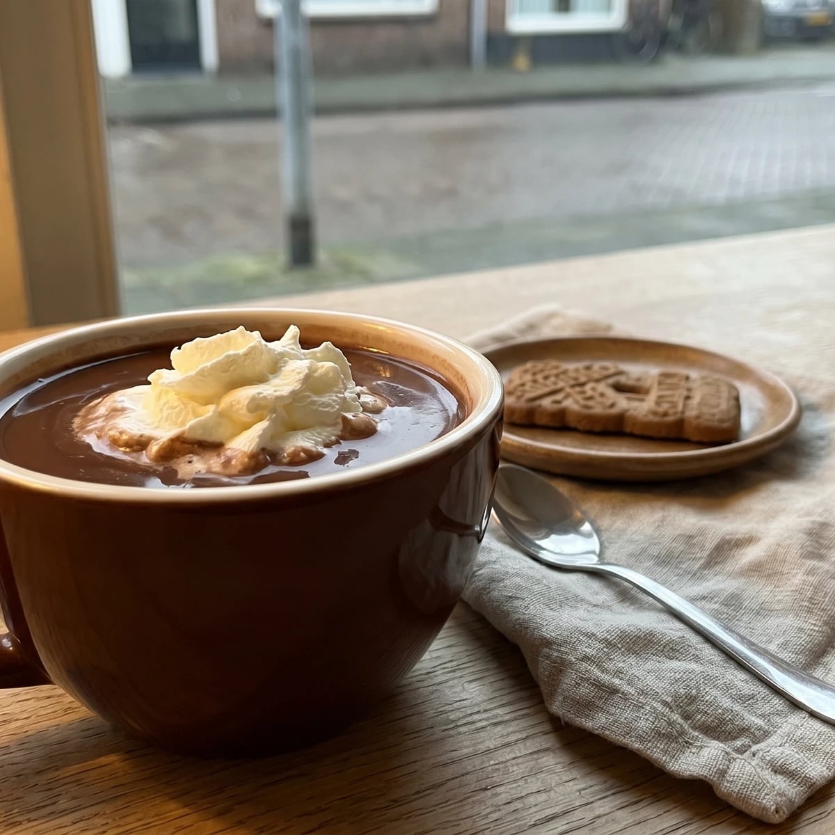 Warme Chocolademelk met Slagroom