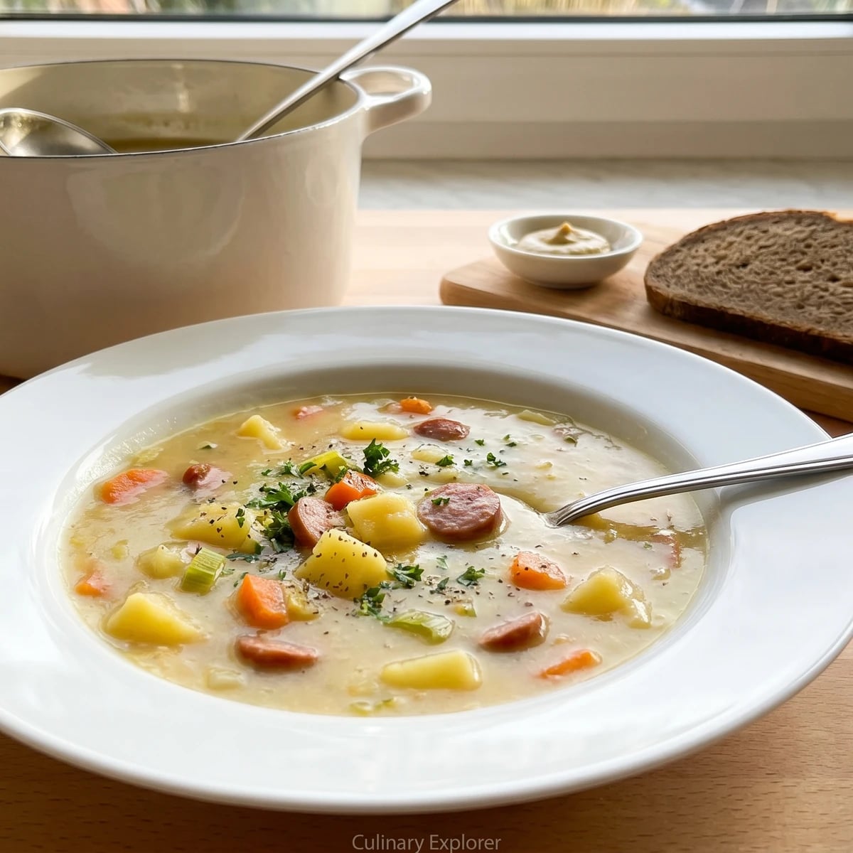 Sächsische Kartoffelsuppe