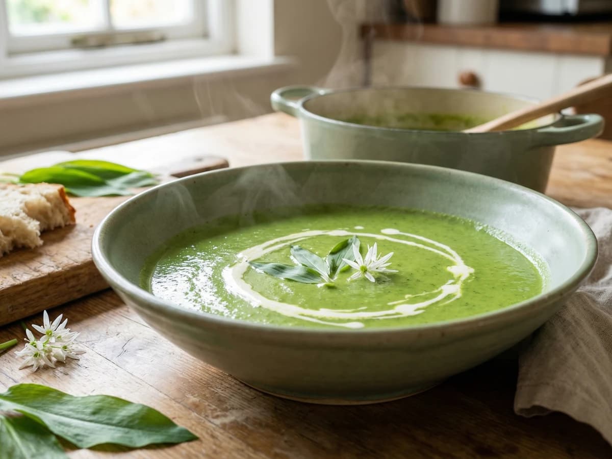 Wild Garlic Soup - Chef Thomas