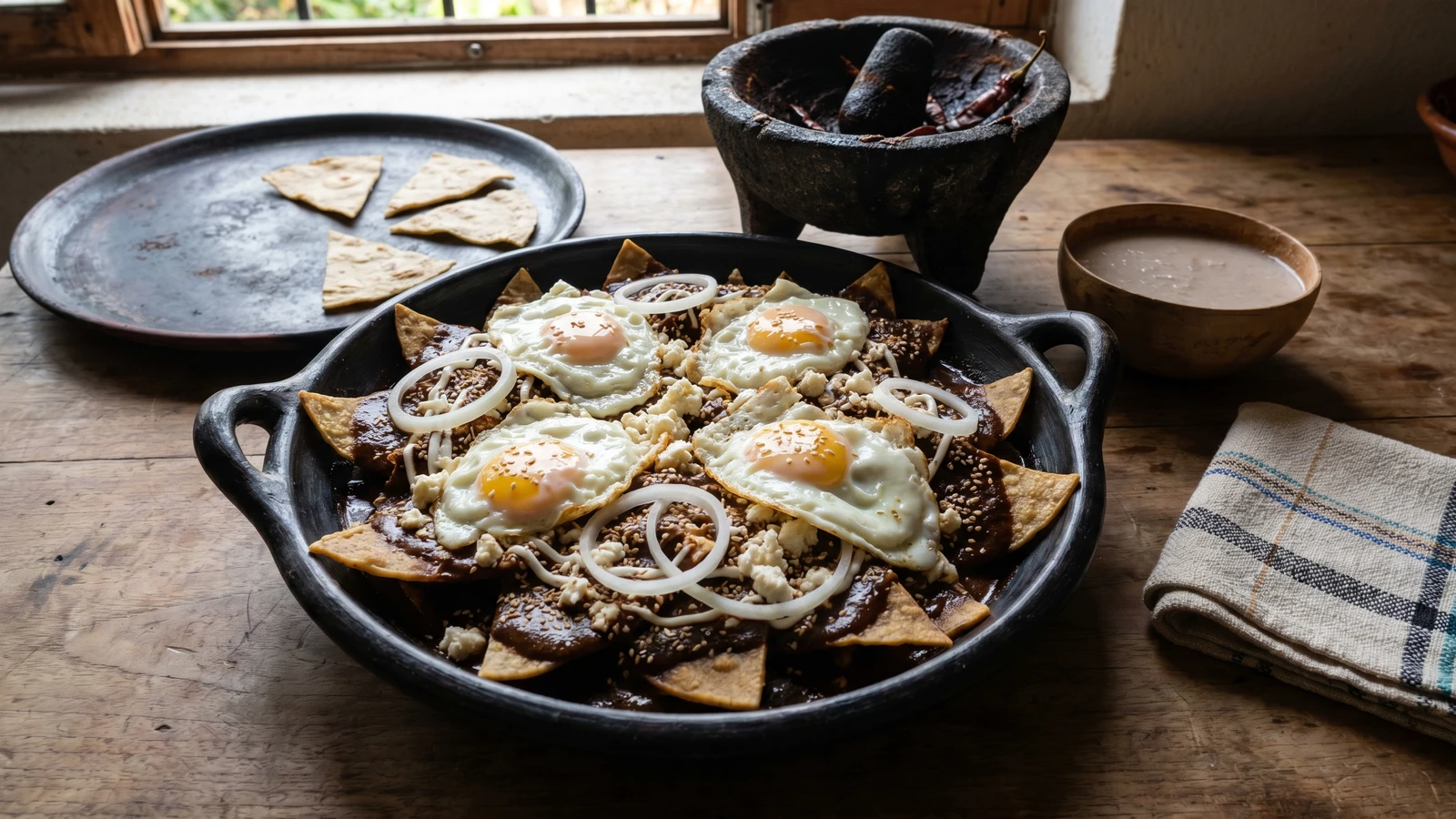 Chilaquiles en Mole Chiapaneco