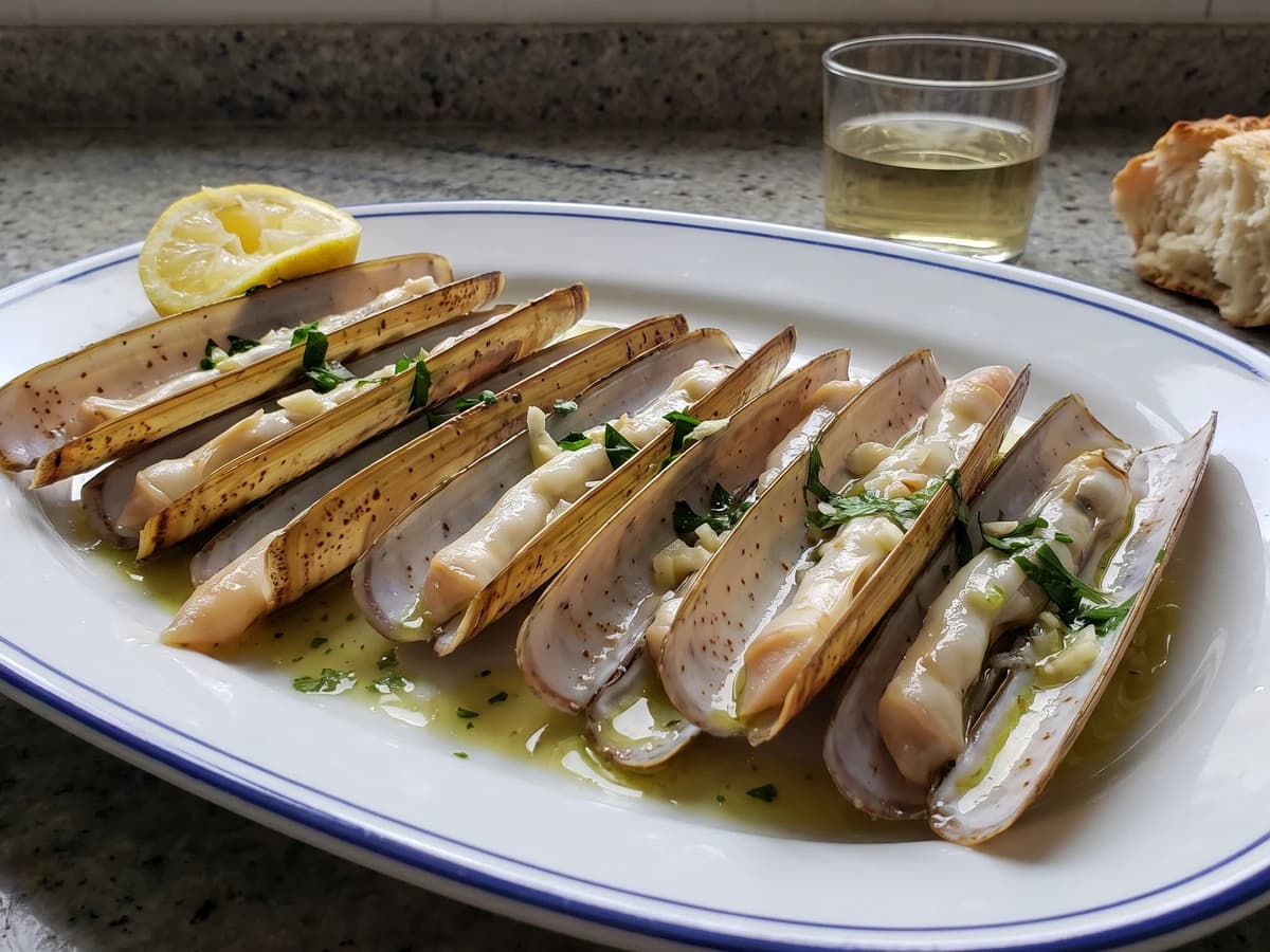 Navajas a la Plancha - Chef Isabel