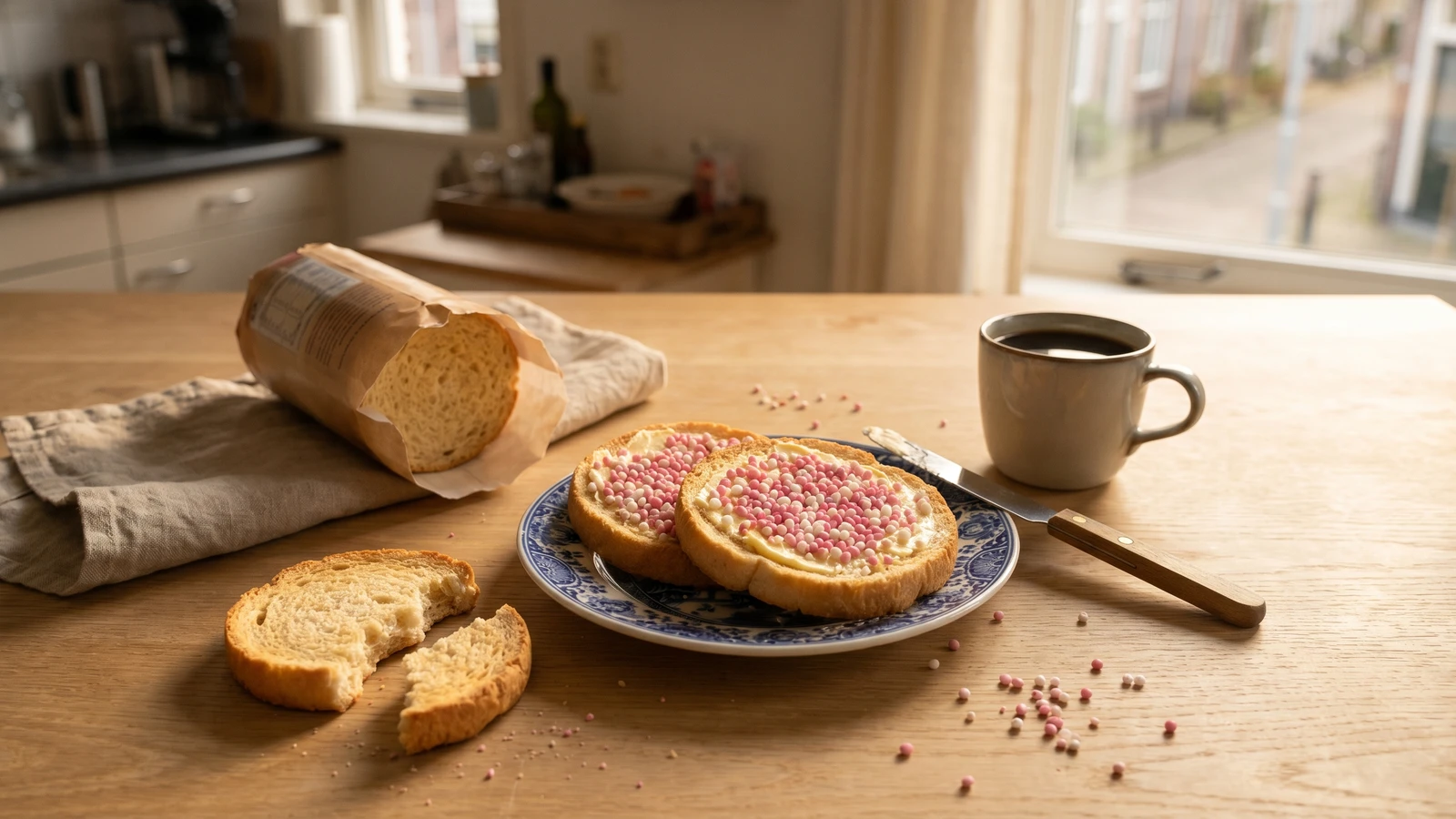 Beschuit met Muisjes