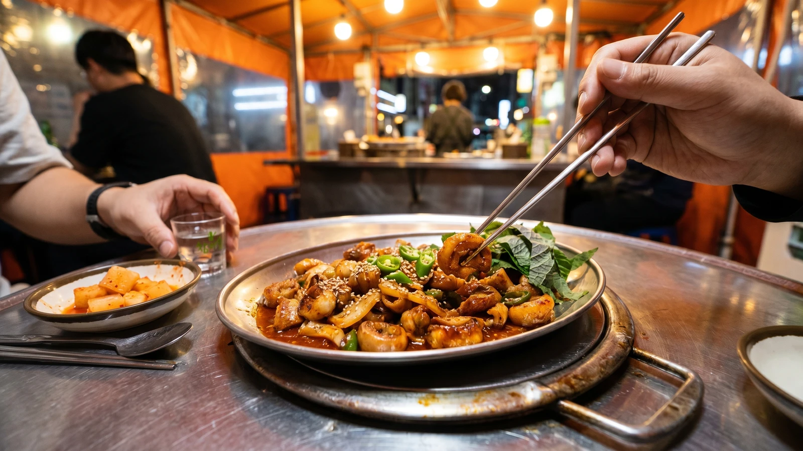 Daechang-bokkeum (Spicy Pork Large Intestine Stir-Fry)