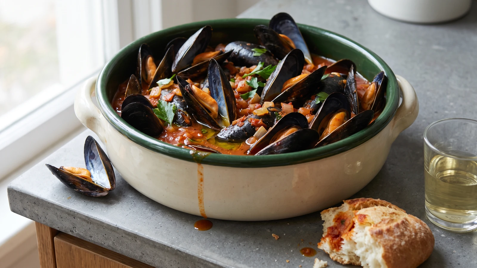 Mejillones a la Marinera