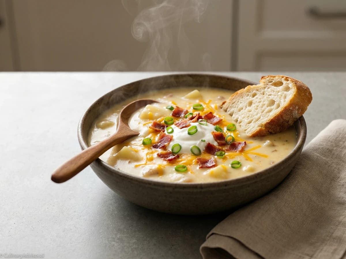 Loaded Baked Potato Soup - Chef Dean