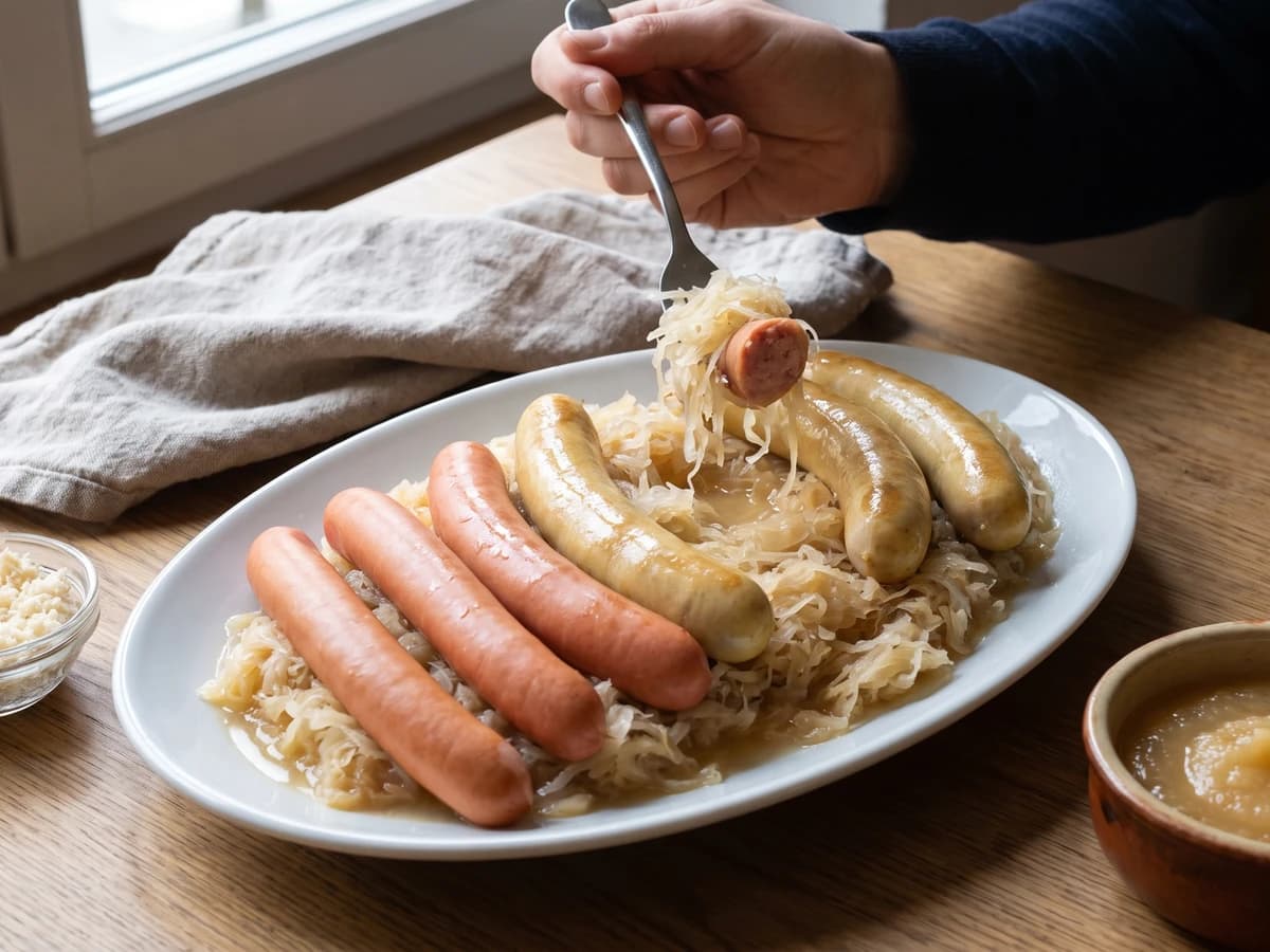 Saucisses de Francfort et de Strasbourg - Chef Juliette